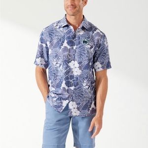TOMMY BAHAMA FLORA SHIRT W/O collegiate logo